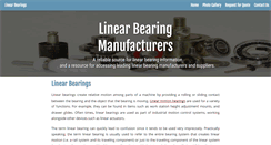 Desktop Screenshot of linear-bearings.net