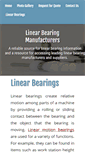 Mobile Screenshot of linear-bearings.net